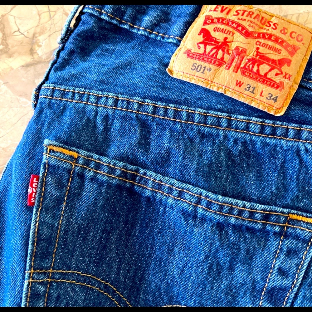 Levi’s 501 mens jeans 31x34